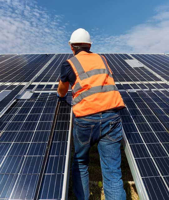 Solar panel maintenance and inspection